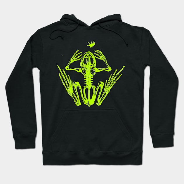 Frog Skeleton Hoodie by Oolong